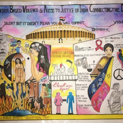 Poster by Marami Das on VAWG Campaign